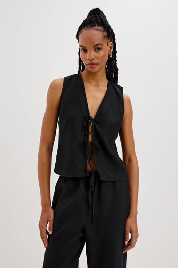 RAILS Oregon Tie Top in Black