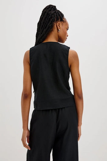 RAILS Oregon Tie Top in Black