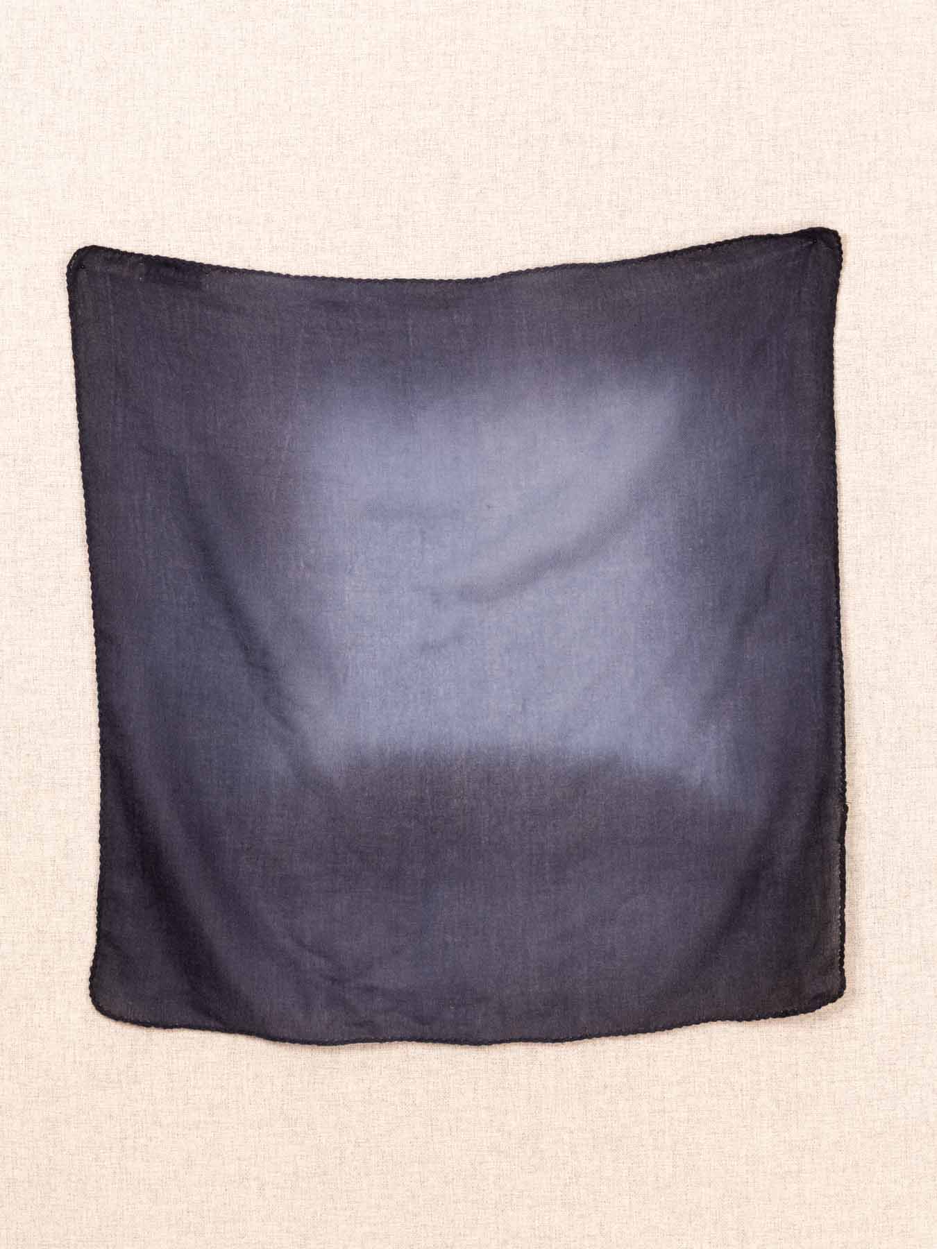 Oats & Rice Cashmere Foulard- Navy