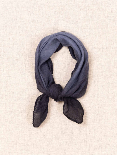 Oats & Rice Cashmere Foulard- Navy