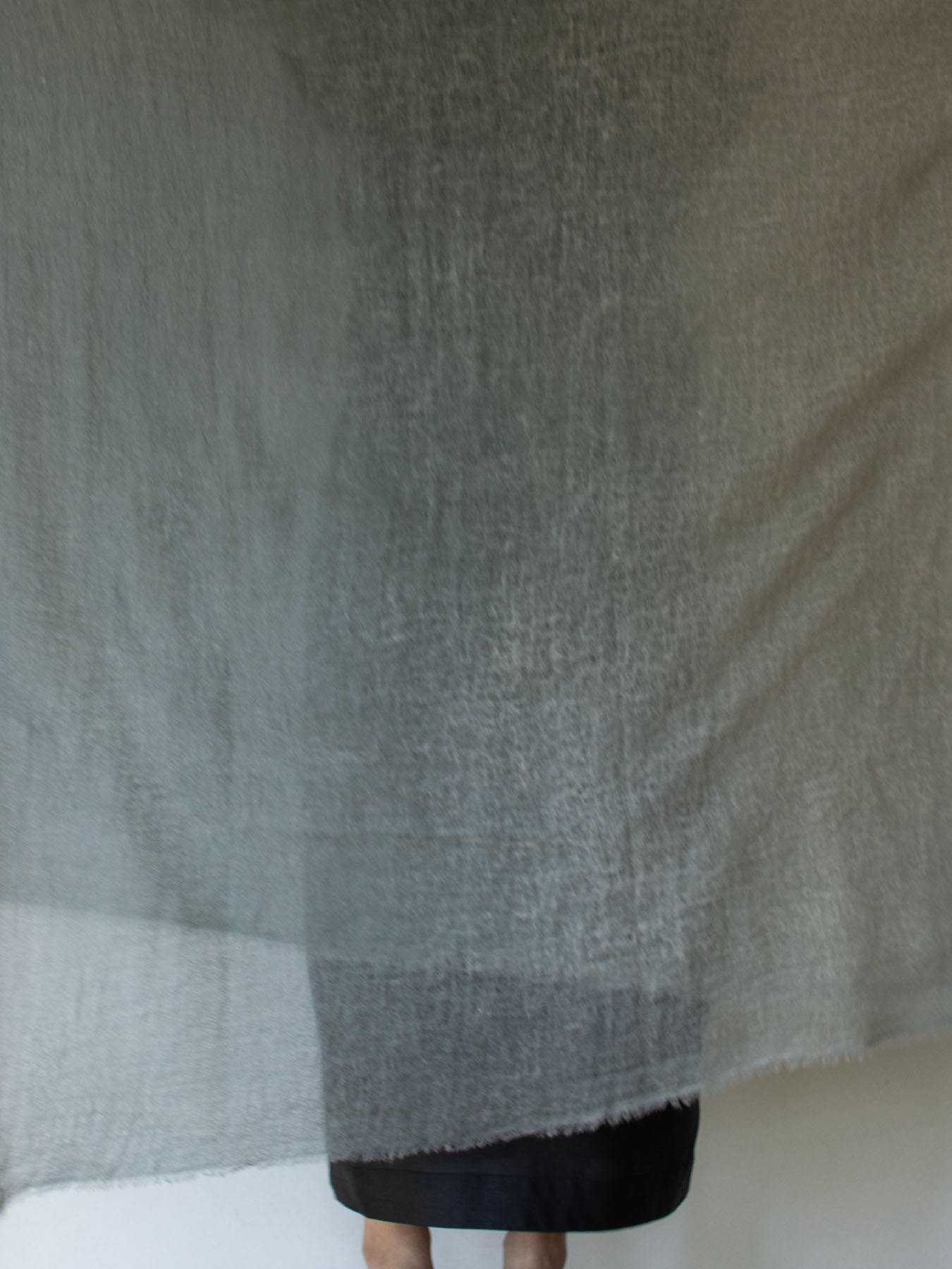 Oats & Rice Cashmere Scarf - Sage
