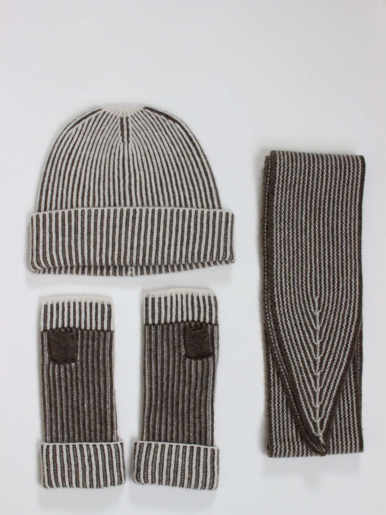 Oats & Rice Sailor Scarf - Brown