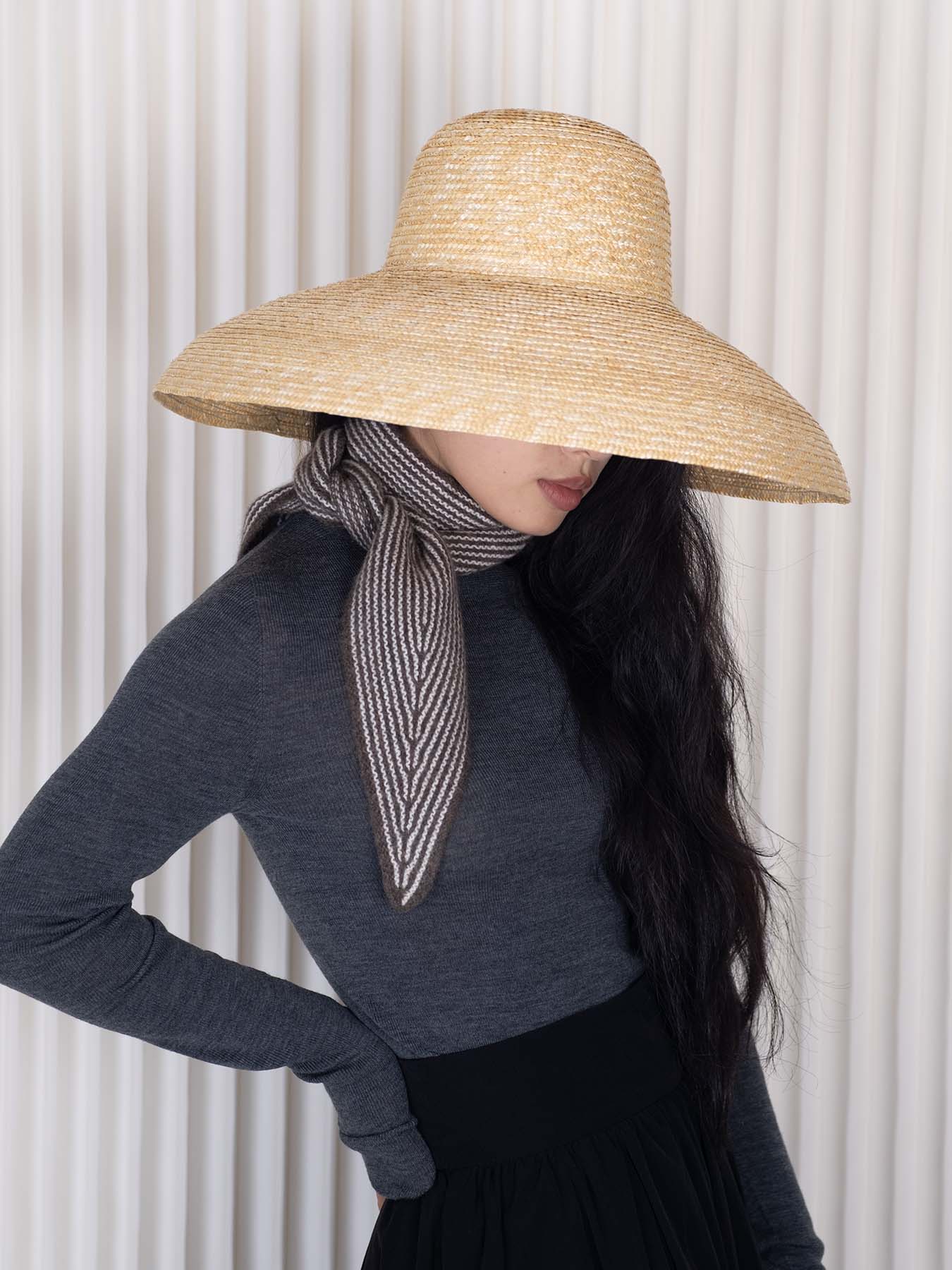 Oats & Rice Sailor Scarf - Brown