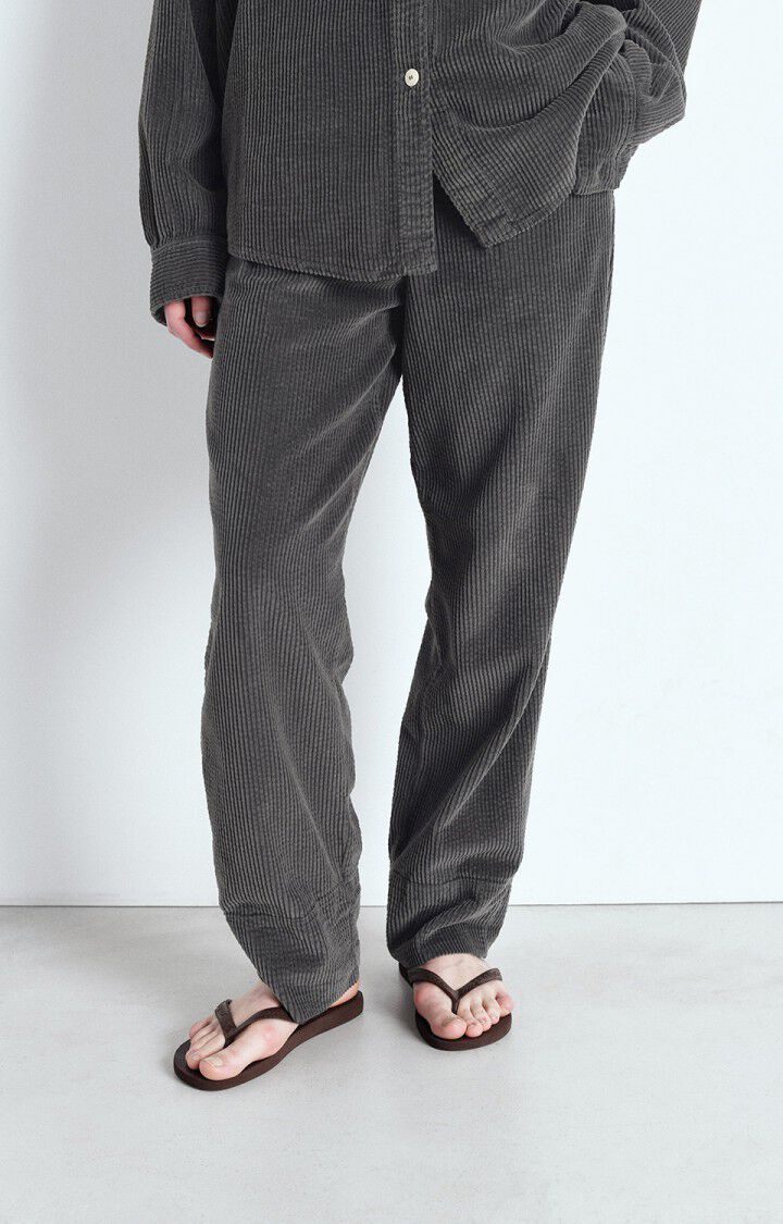 American Vintage Padow Pants in Ash Vintage