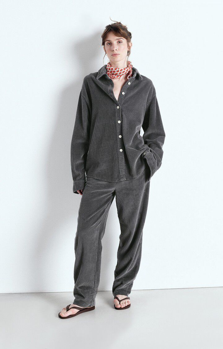 American Vintage Padow Pants in Ash Vintage