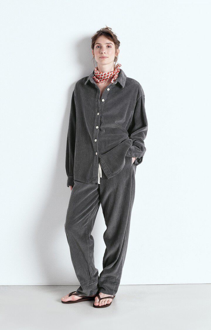 American Vintage Padow Pants in Ash Vintage