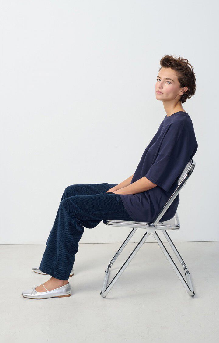 American Vintage Padow Pants in Navy