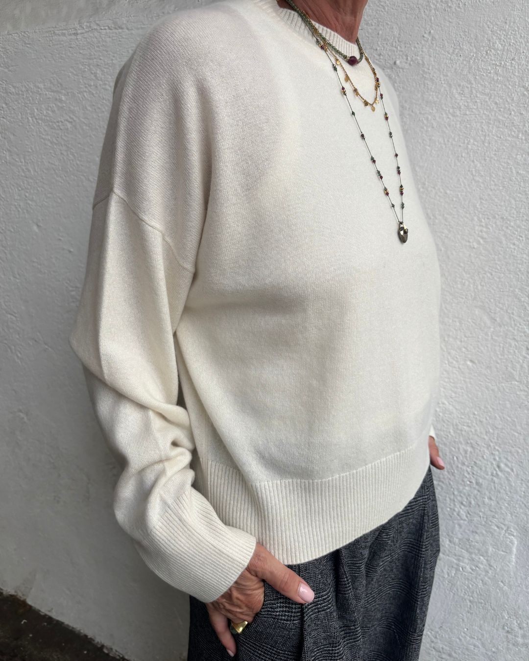 PARK Boyfriend Jumper - Angora