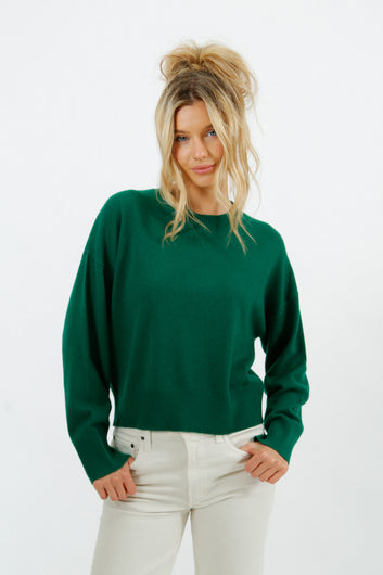PARK Boyfriend Jumper - Fir
