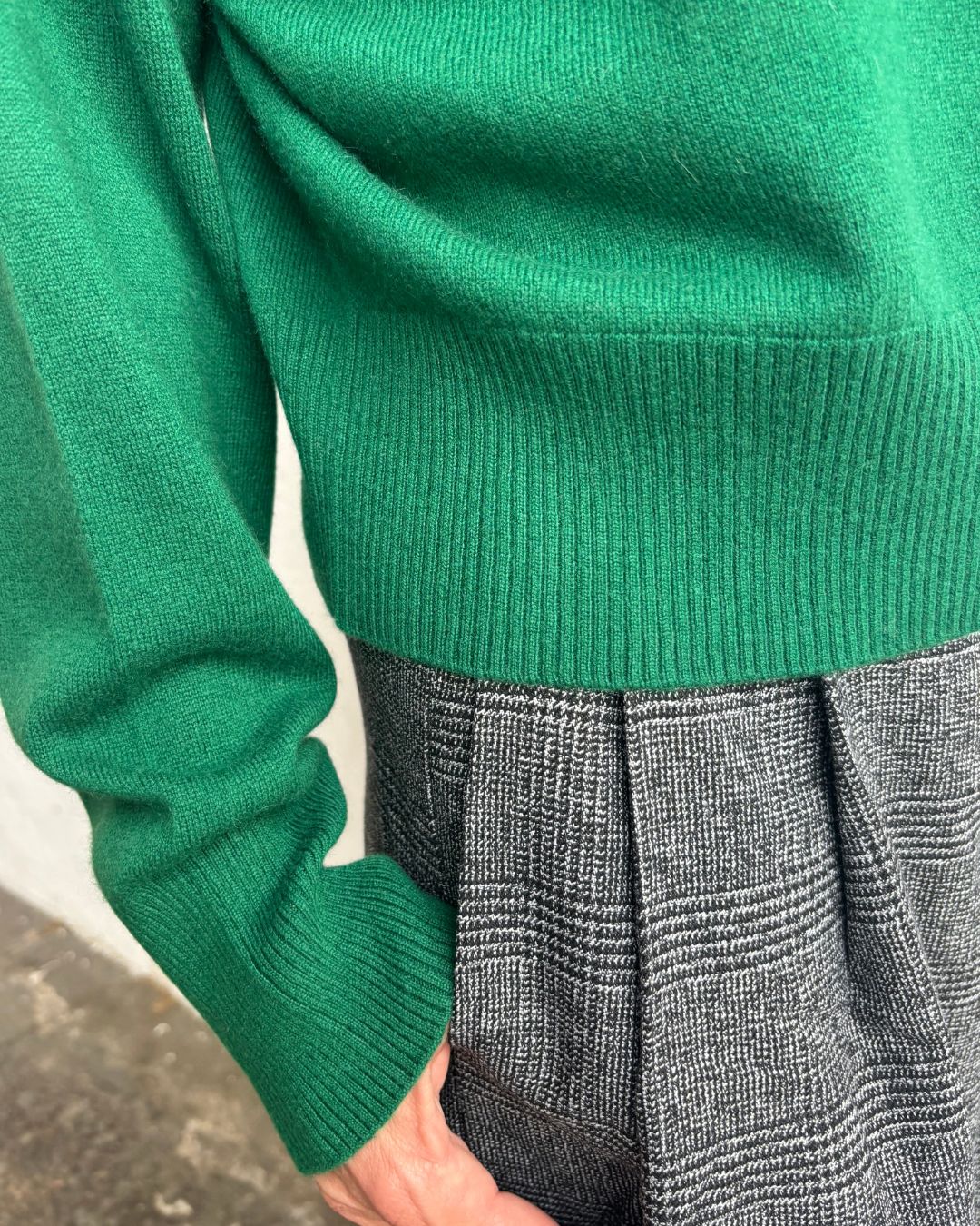 PARK Boyfriend Jumper - Fir