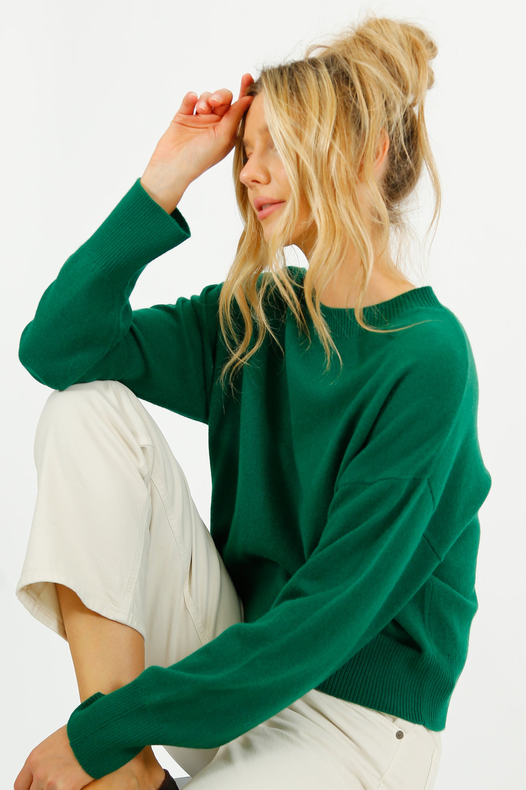 xPARK Boyfriend Jumper - Fir