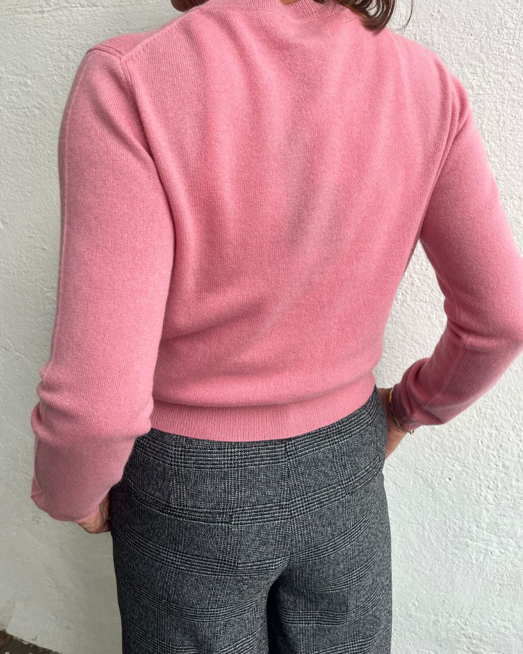 PARK Cashmere Cardigan - Peony