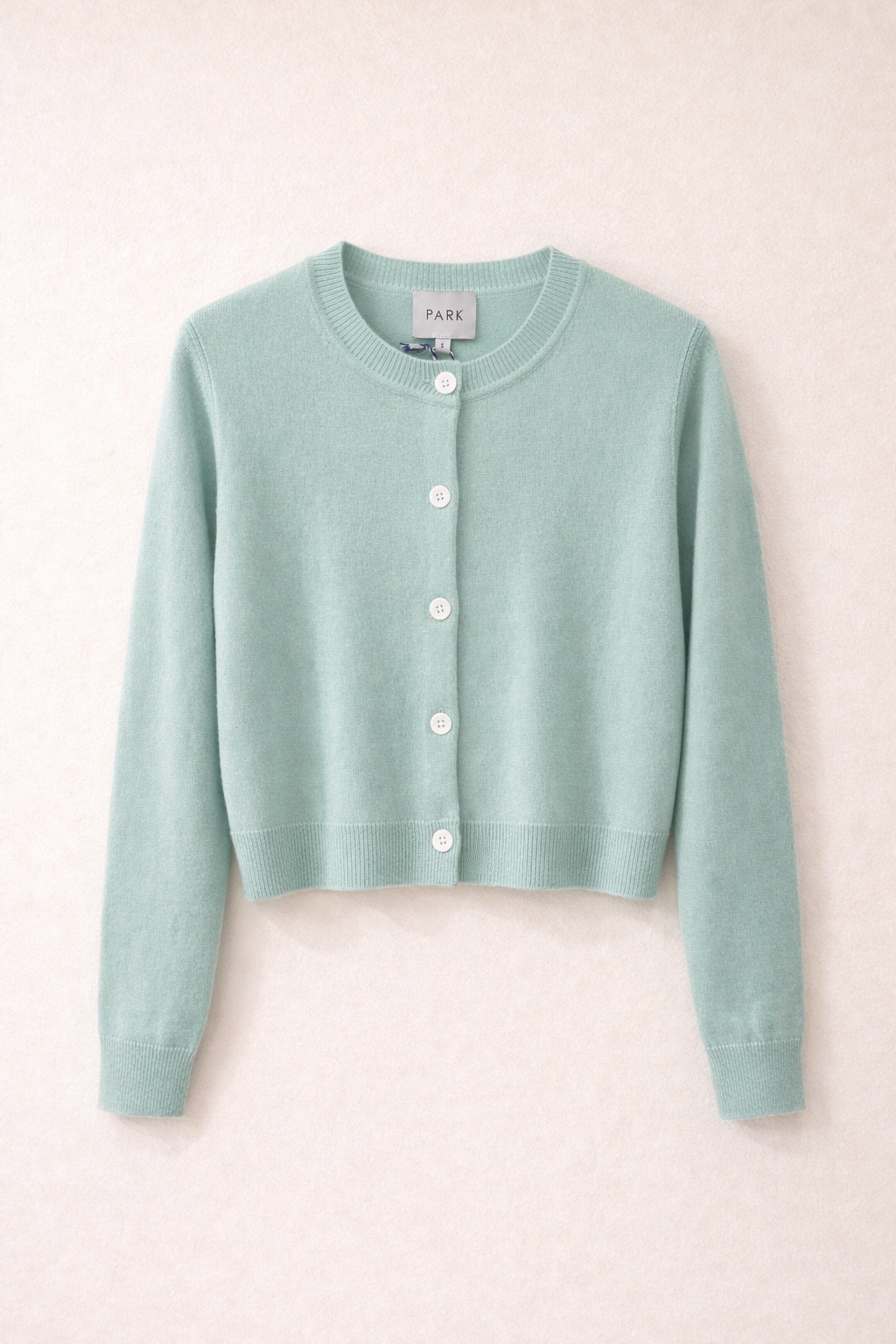 PARK Cashmere Cardigan  in Seafoam