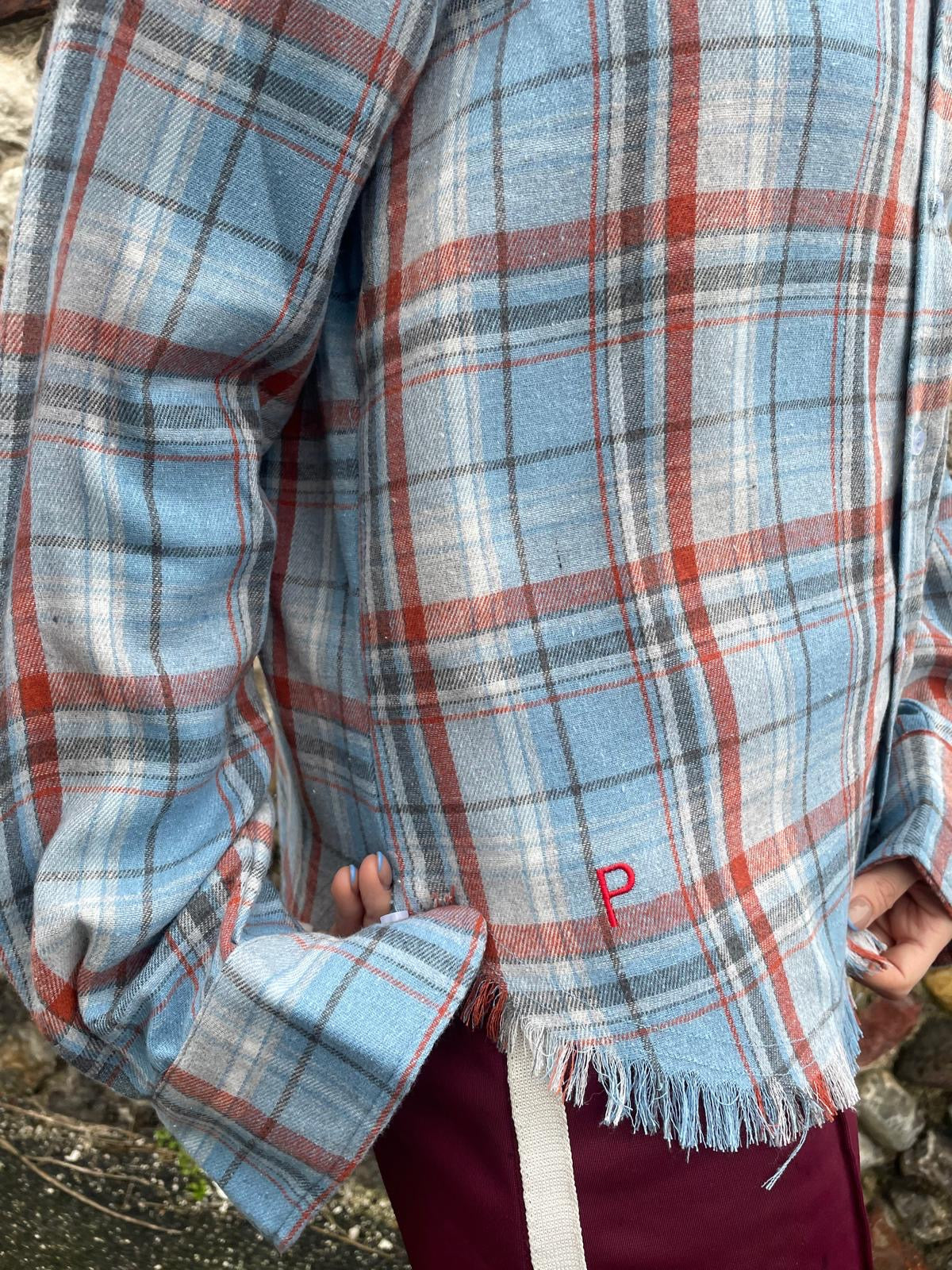 PARK Classic Shirt in Blue Plaid