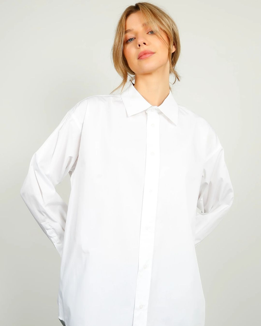 PARK Cotton Shirt in White