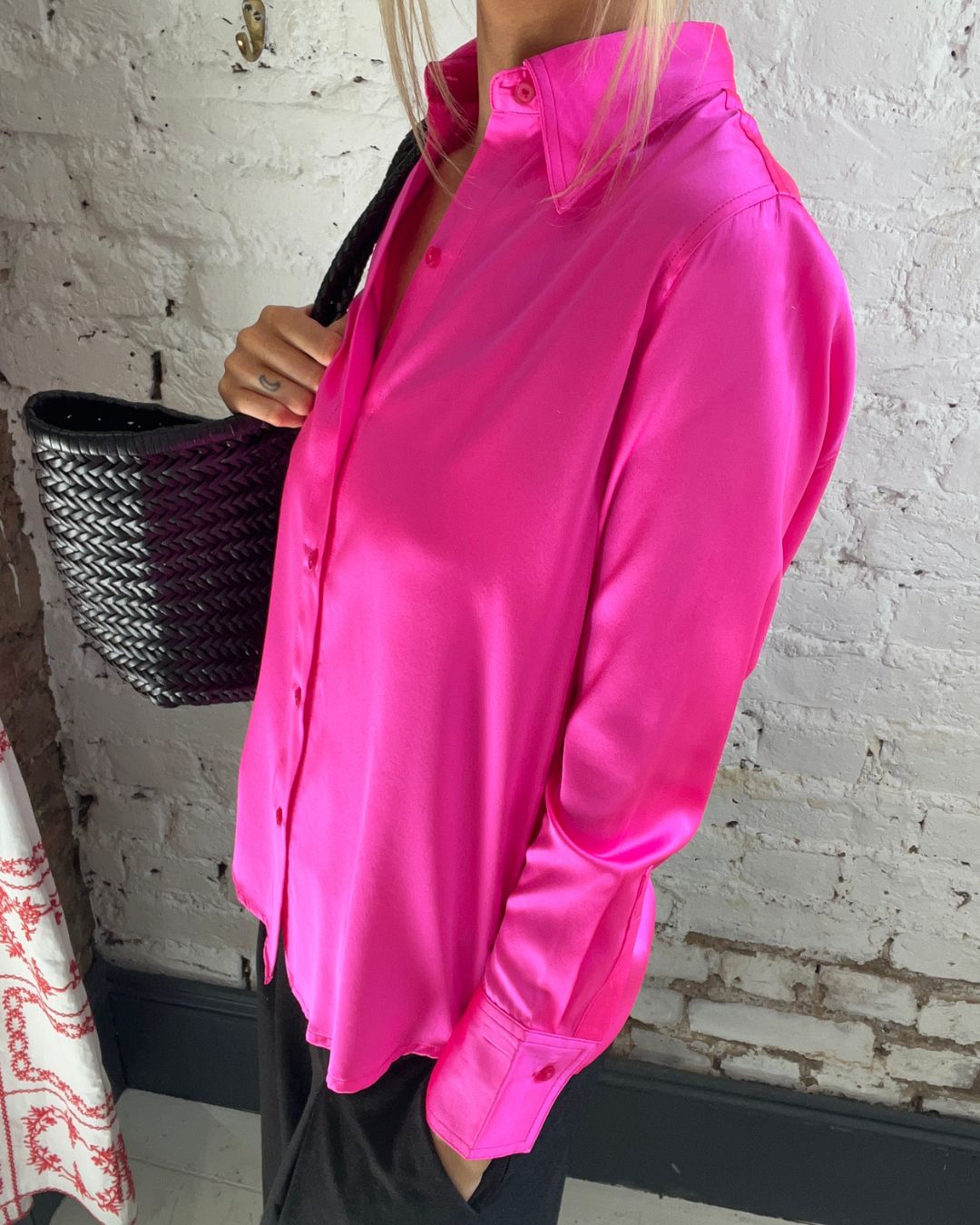 PARK Fia Shirt in Fluro Pink