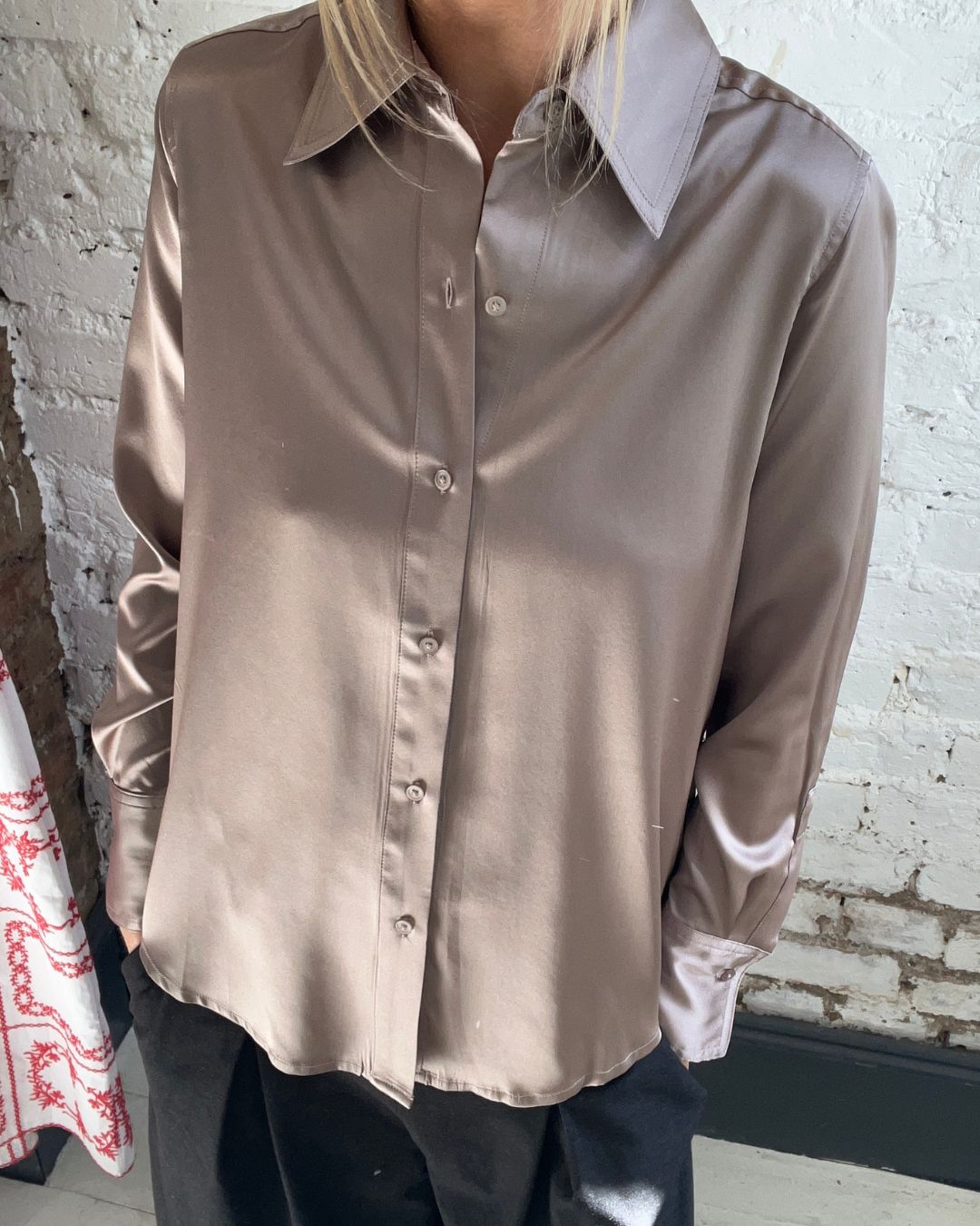 PARK Fia Shirt in Taupe