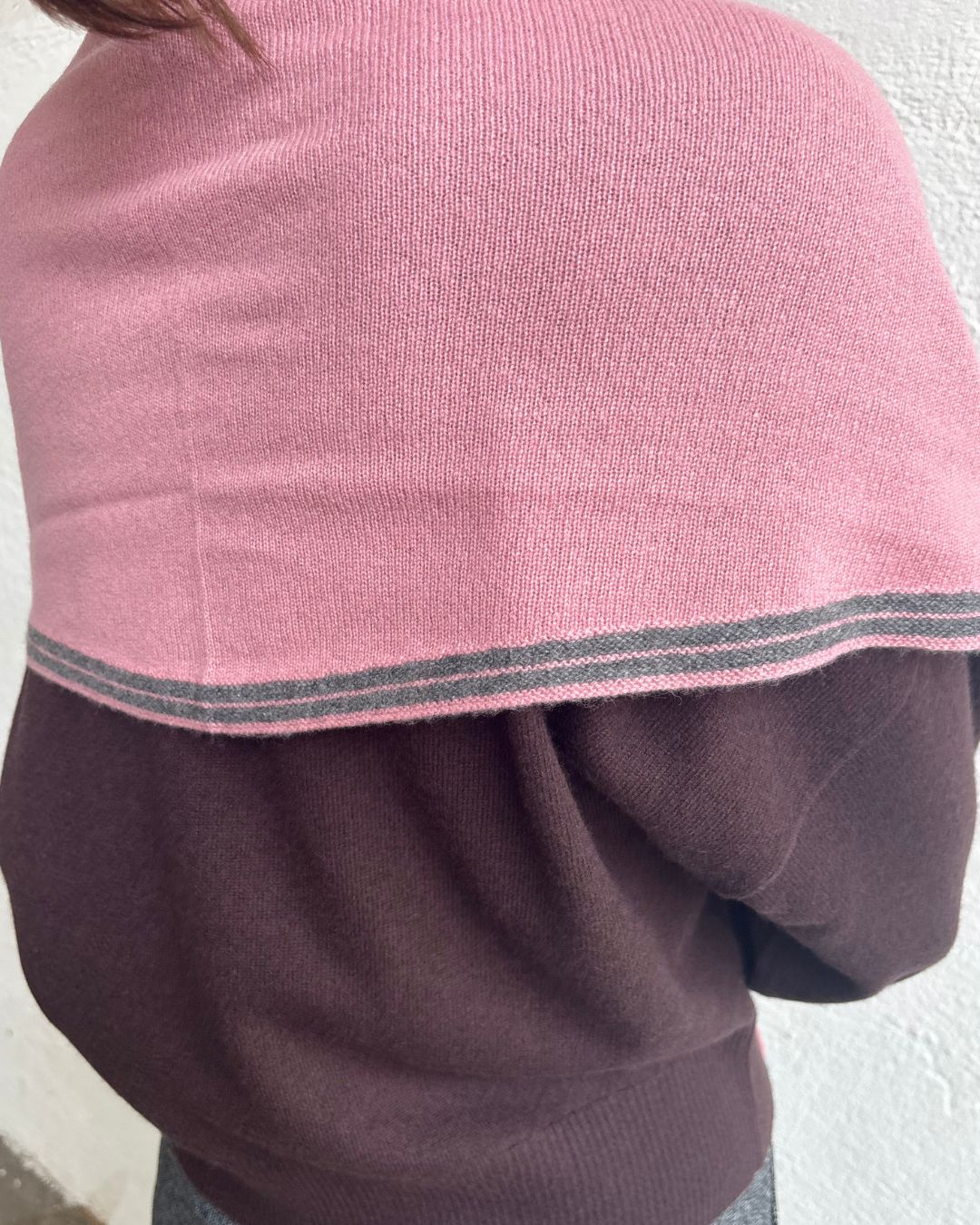 PARK Long Diamond Scarf - Peony