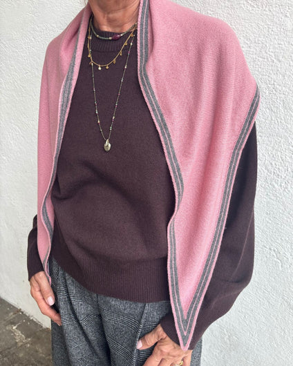 PARK Long Diamond Scarf - Peony