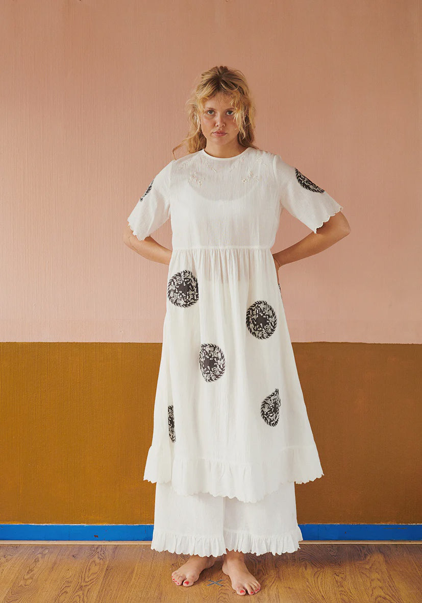 HABIBA Pattie Dress in Vanilla