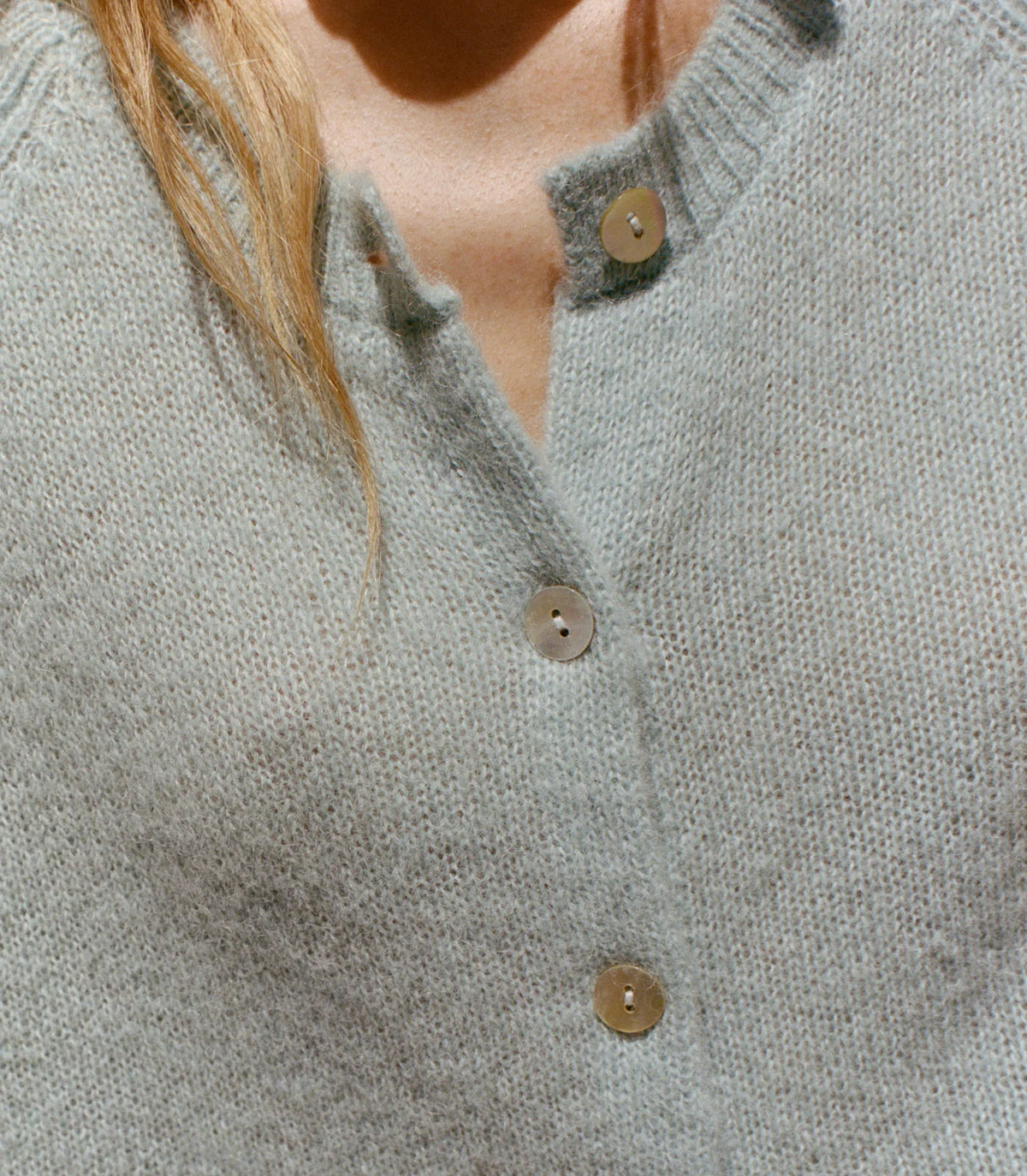 DÔEN Petra Cardigan in Glass Slipper