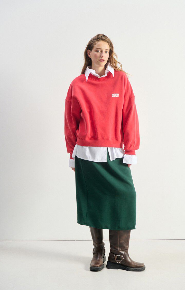 American Vintage Plizzy Sweatshirt in Volcan Vintage