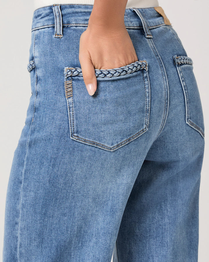 Paige Anessa Wide-Leg Jean in Encino