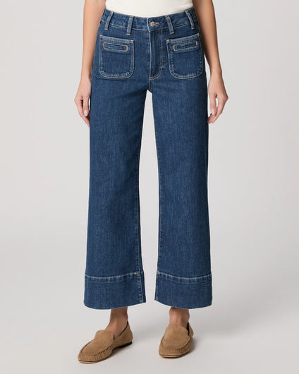 Paige Anessa Vintage Welt Pockets in Navigator