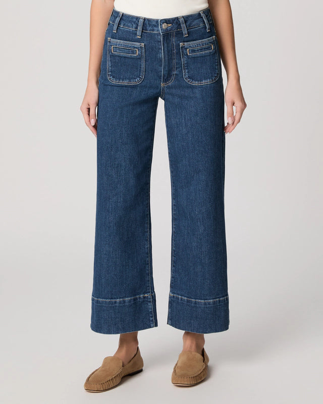 Paige Anessa Vintage Welt Pockets in Navigator