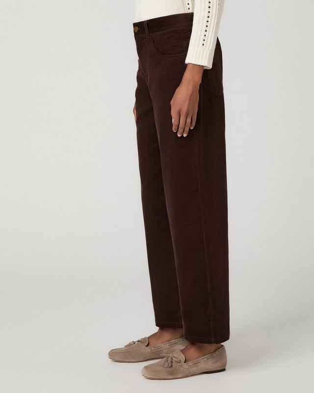 Paige Arellia Corduroy Ankle - Marula Brown