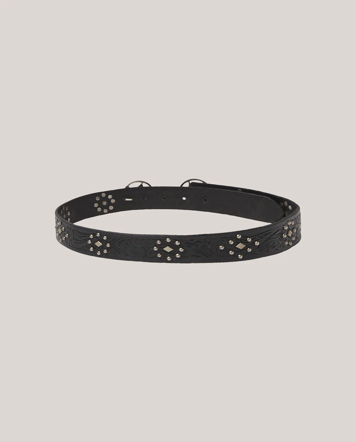 Maison Hotel Rodolofo Belt in Midnight Silver