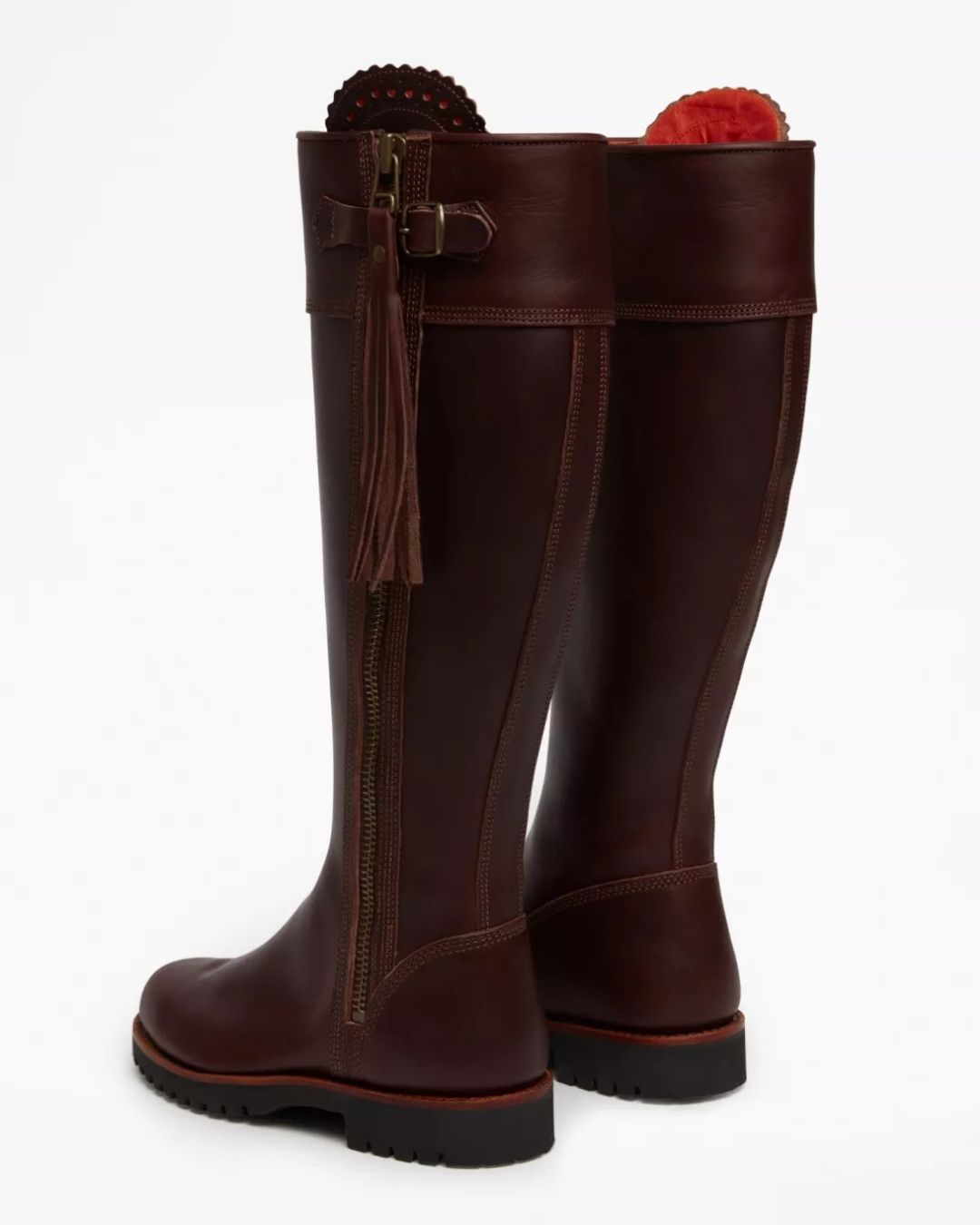 Penelope Chilvers Long Tassel Boot in Conker