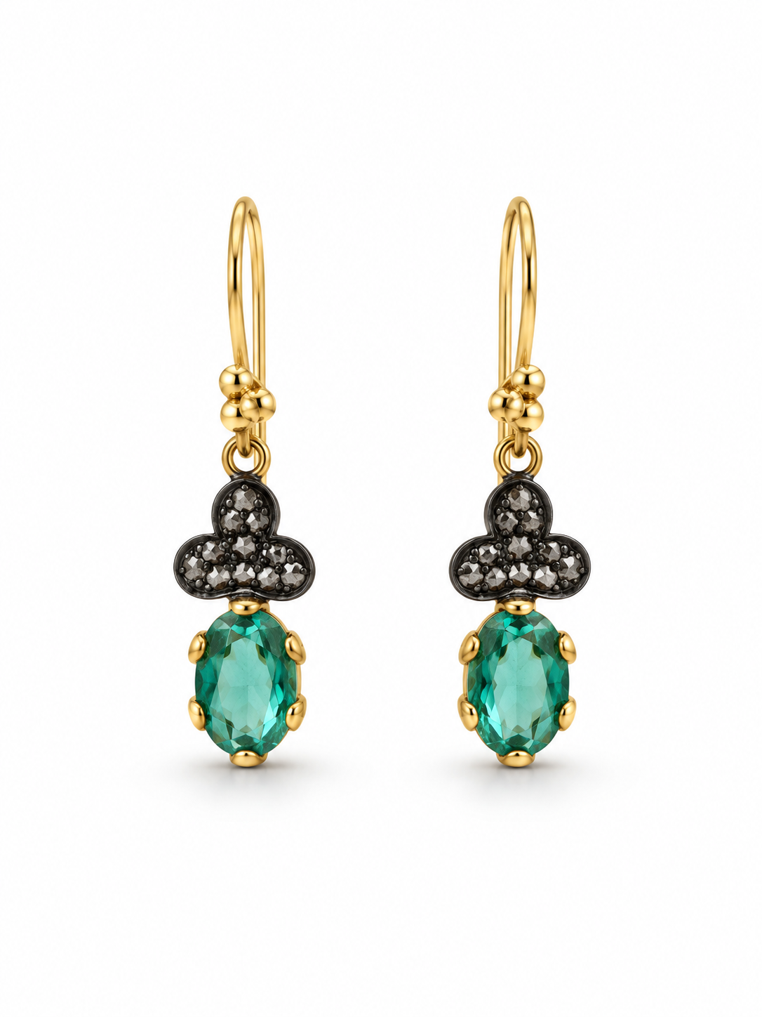 Maison Boehm Green Lagoon Earrings