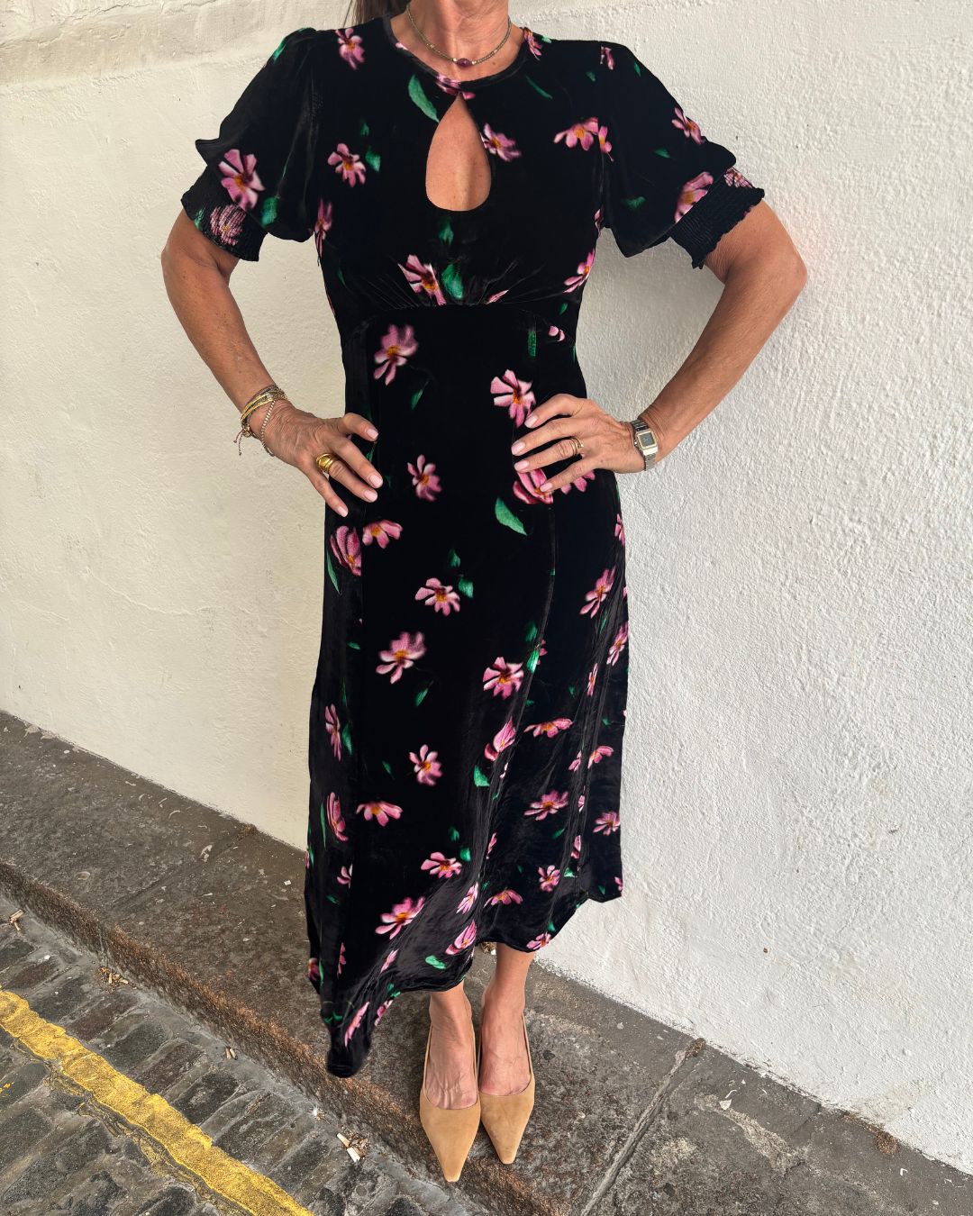 Primrose Park Dani Dress -Blurred Floral