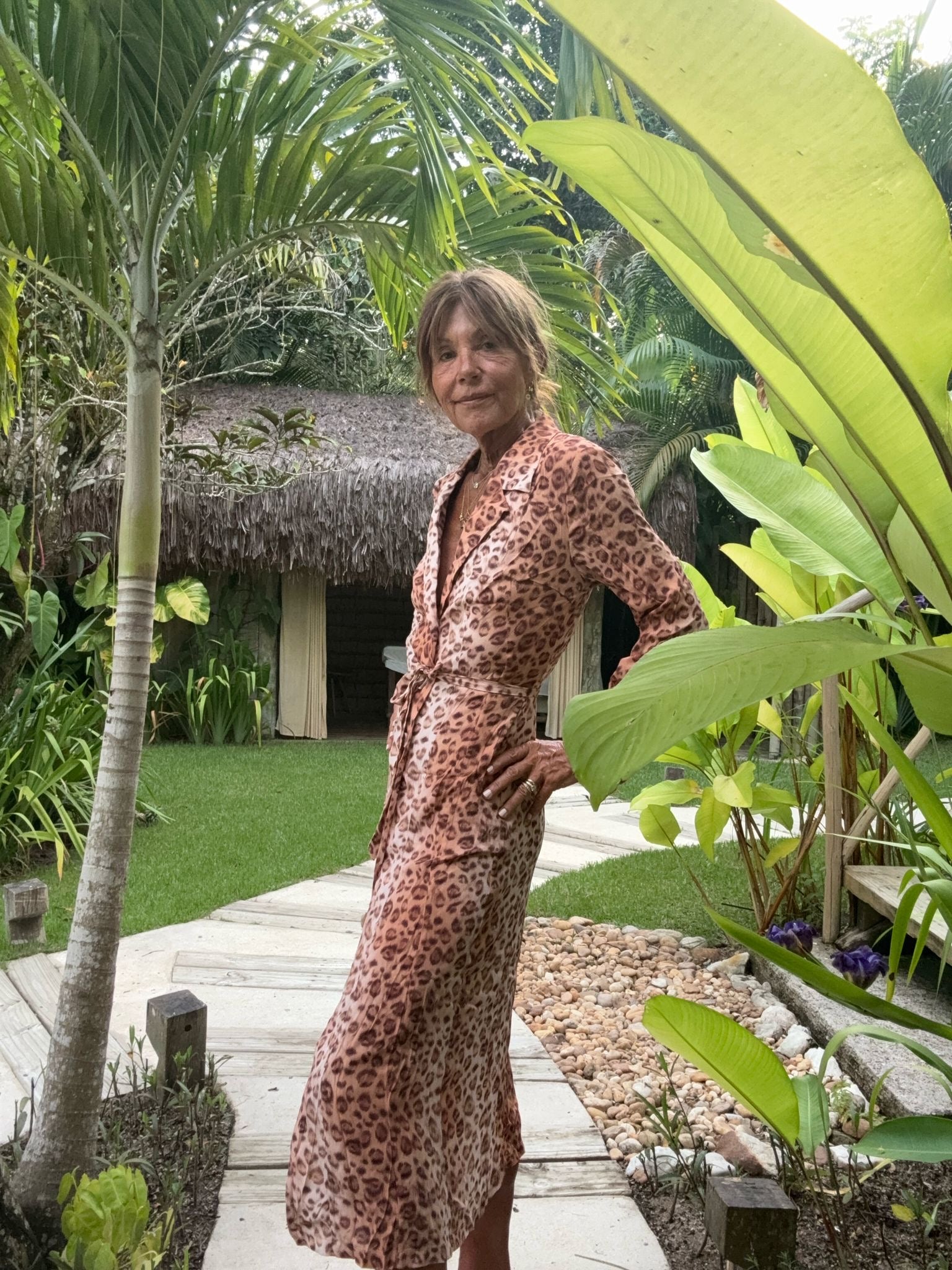 Primrose Park Eli Dress in Leopard