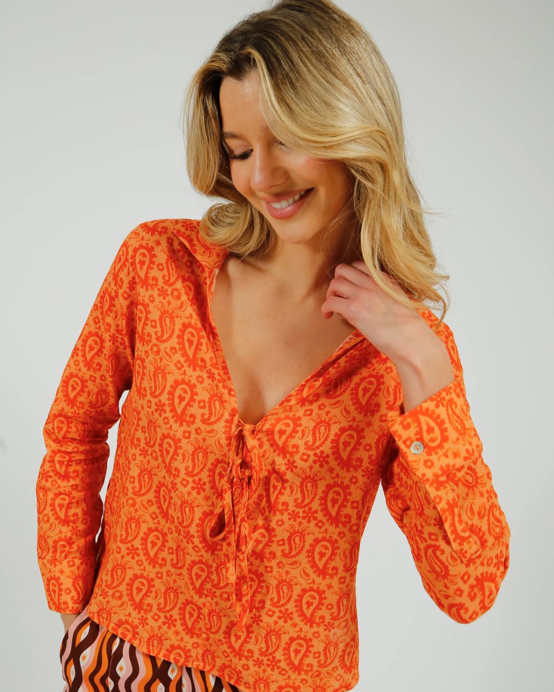 Primrose Park Eve Shirt in Paisley