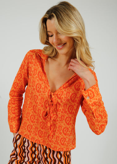 Primrose Park Eve Shirt in Paisley