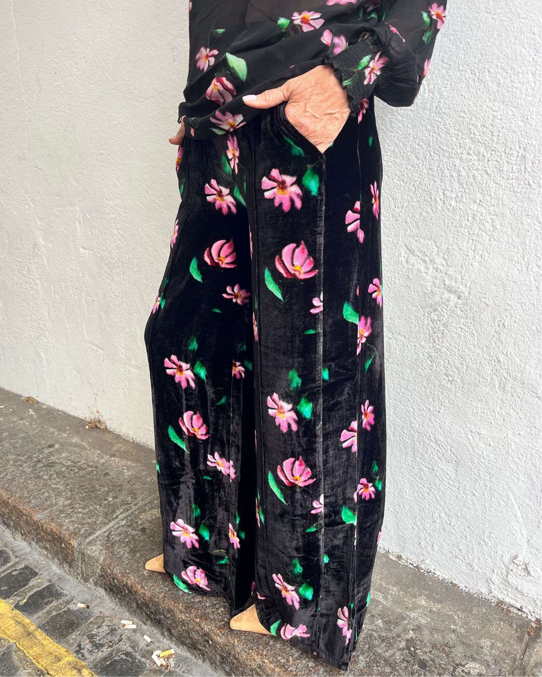 Primrose Park Kylie Trousers- Blurred Floral