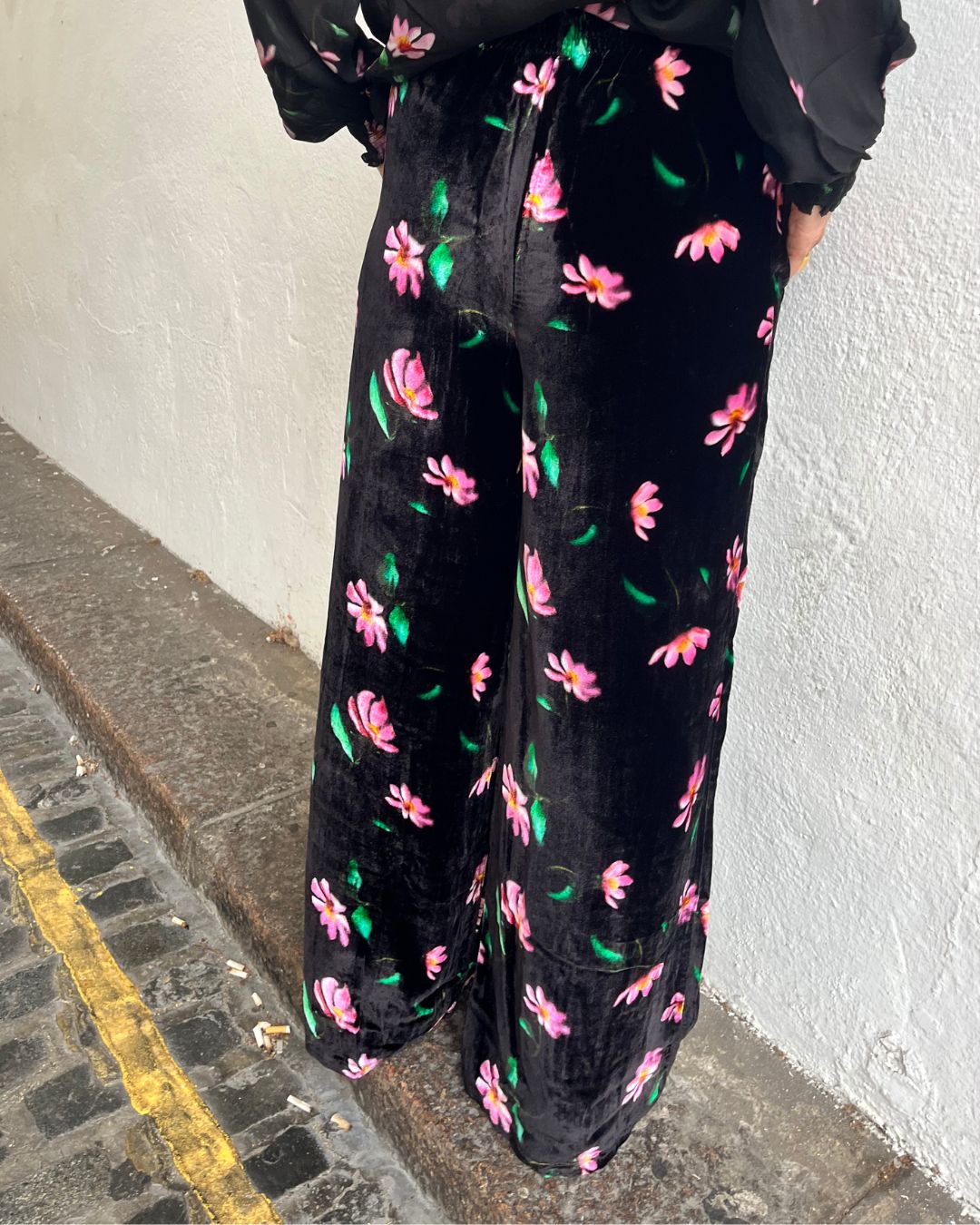 Primrose Park Kylie Trousers- Blurred Floral