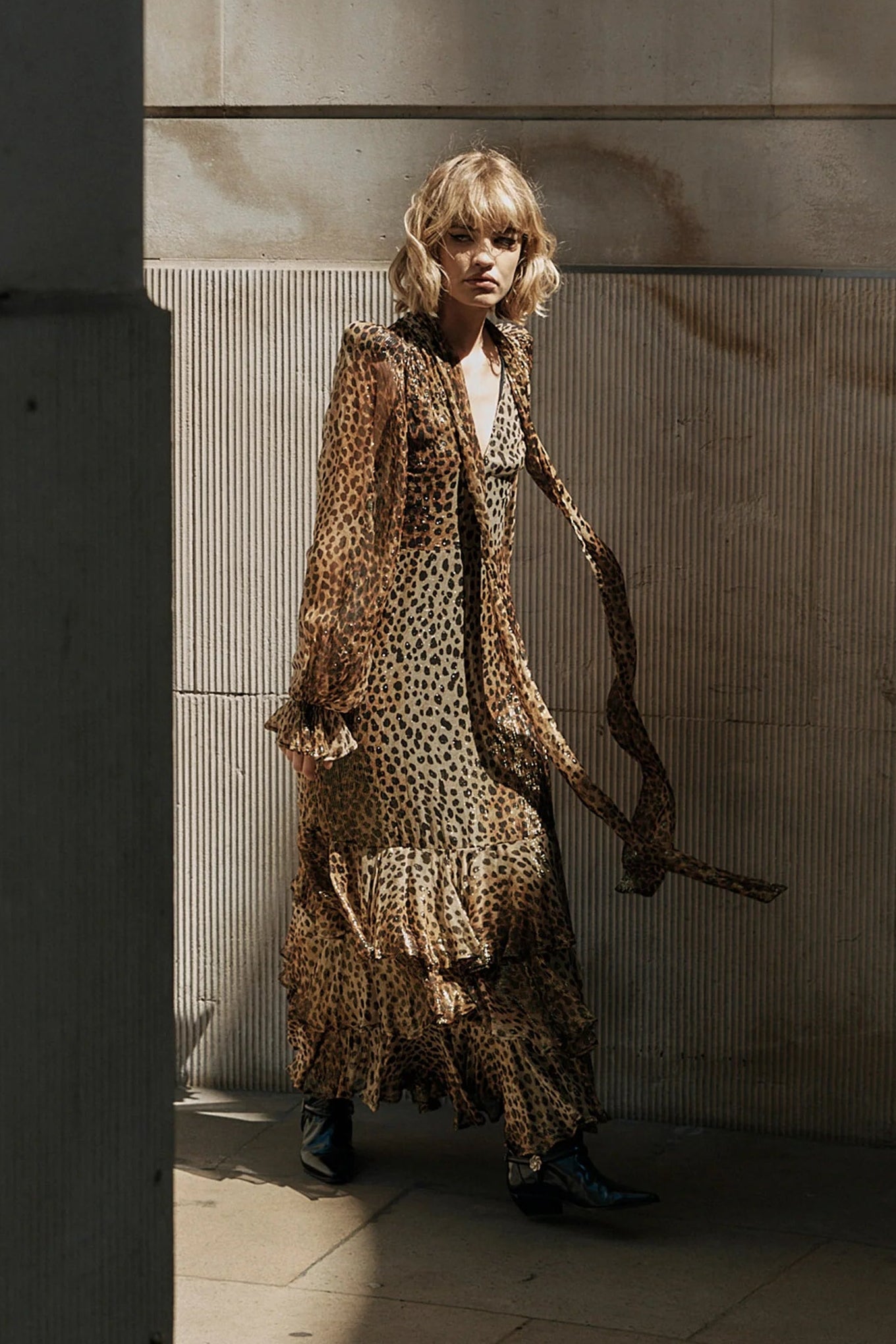 Queens of Archive Farrah Dress in Leopard