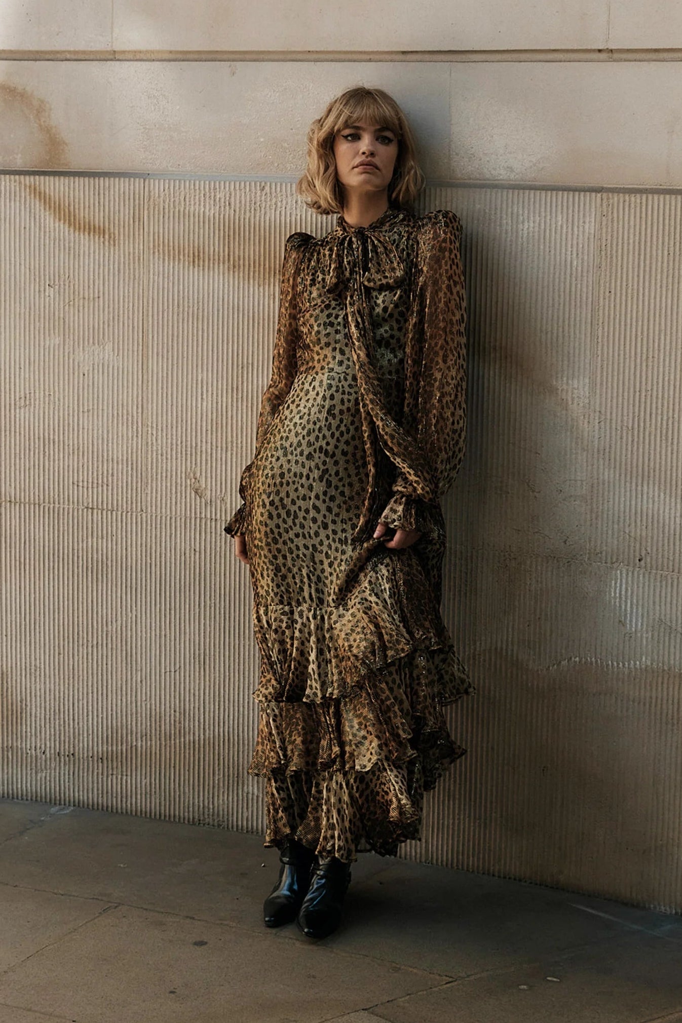 Queens of Archive Farrah Dress in Leopard