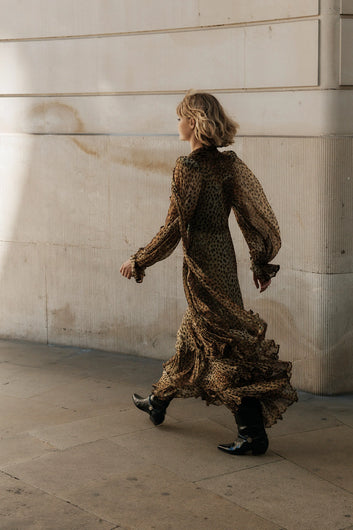 Queens of Archive Farrah Dress in Leopard