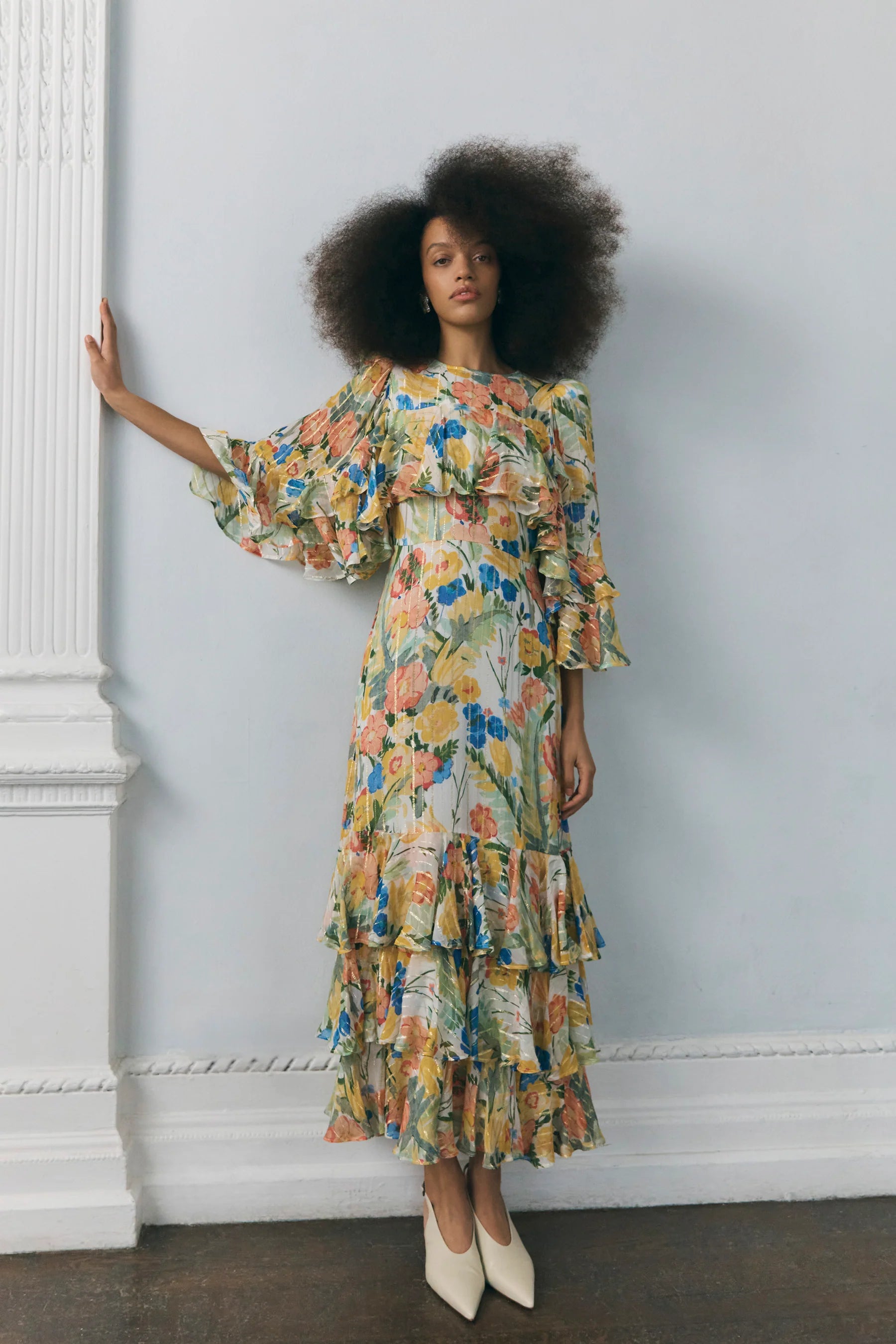 Queens of Archive Eleanor Dress in Lady Garden