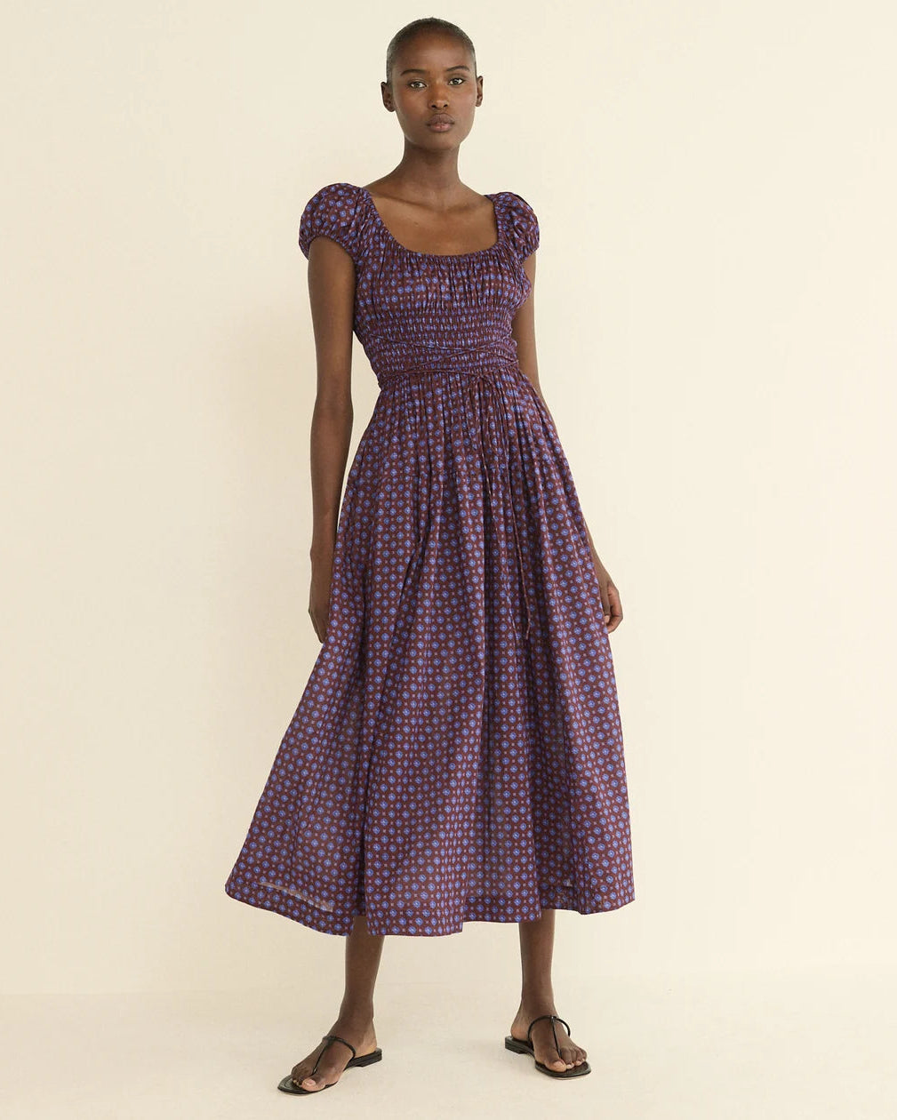 DÔEN Quinelle Dress - Menorca Foulard