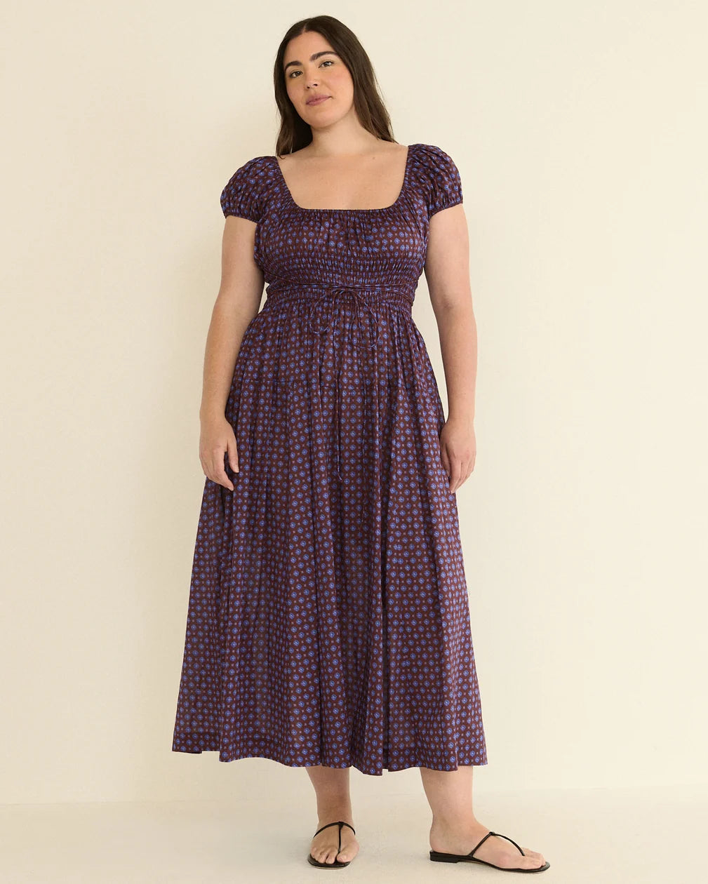 DÔEN Quinelle Dress - Menorca Foulard