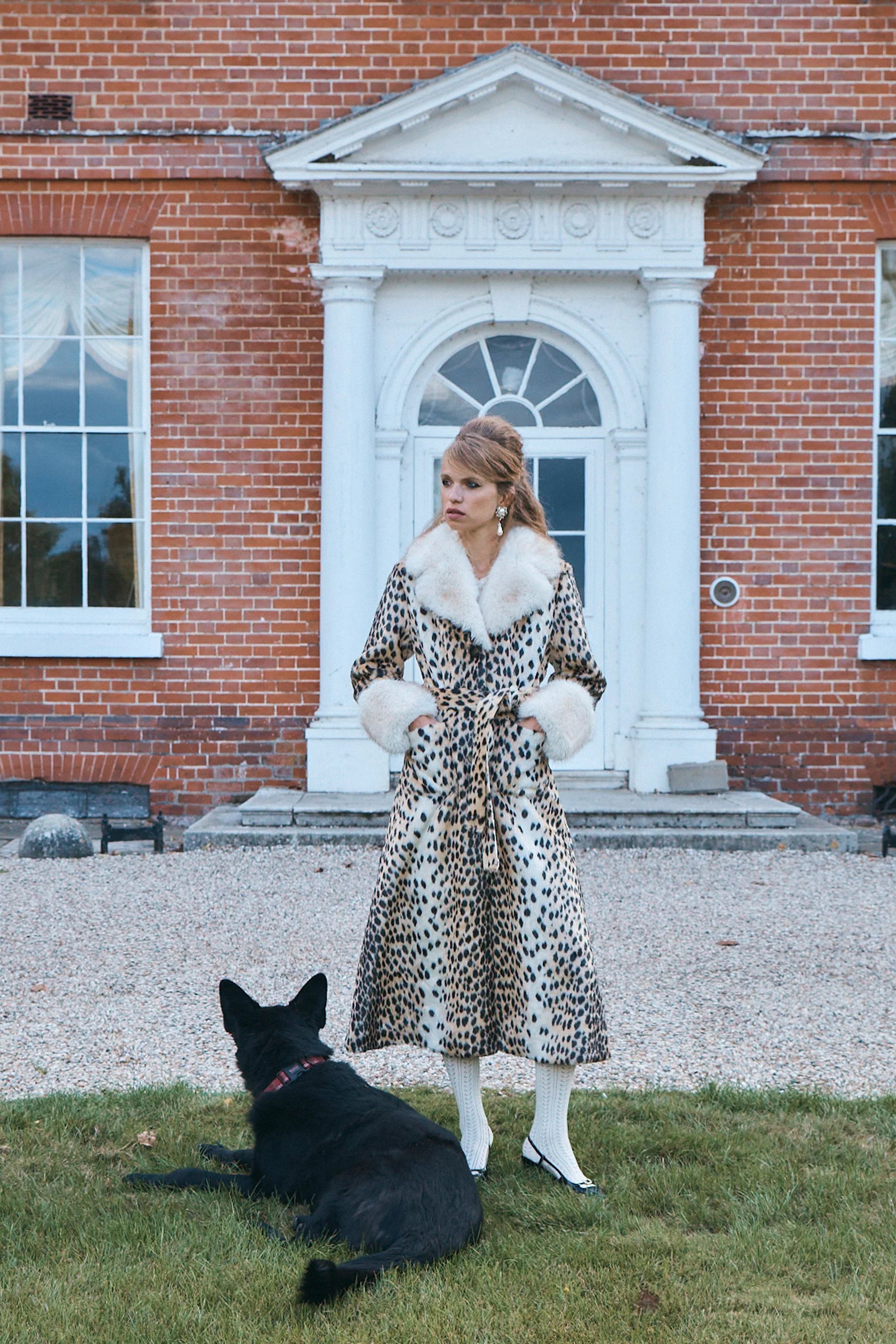 Queens of Archive Priscilla Coat - Animal Print