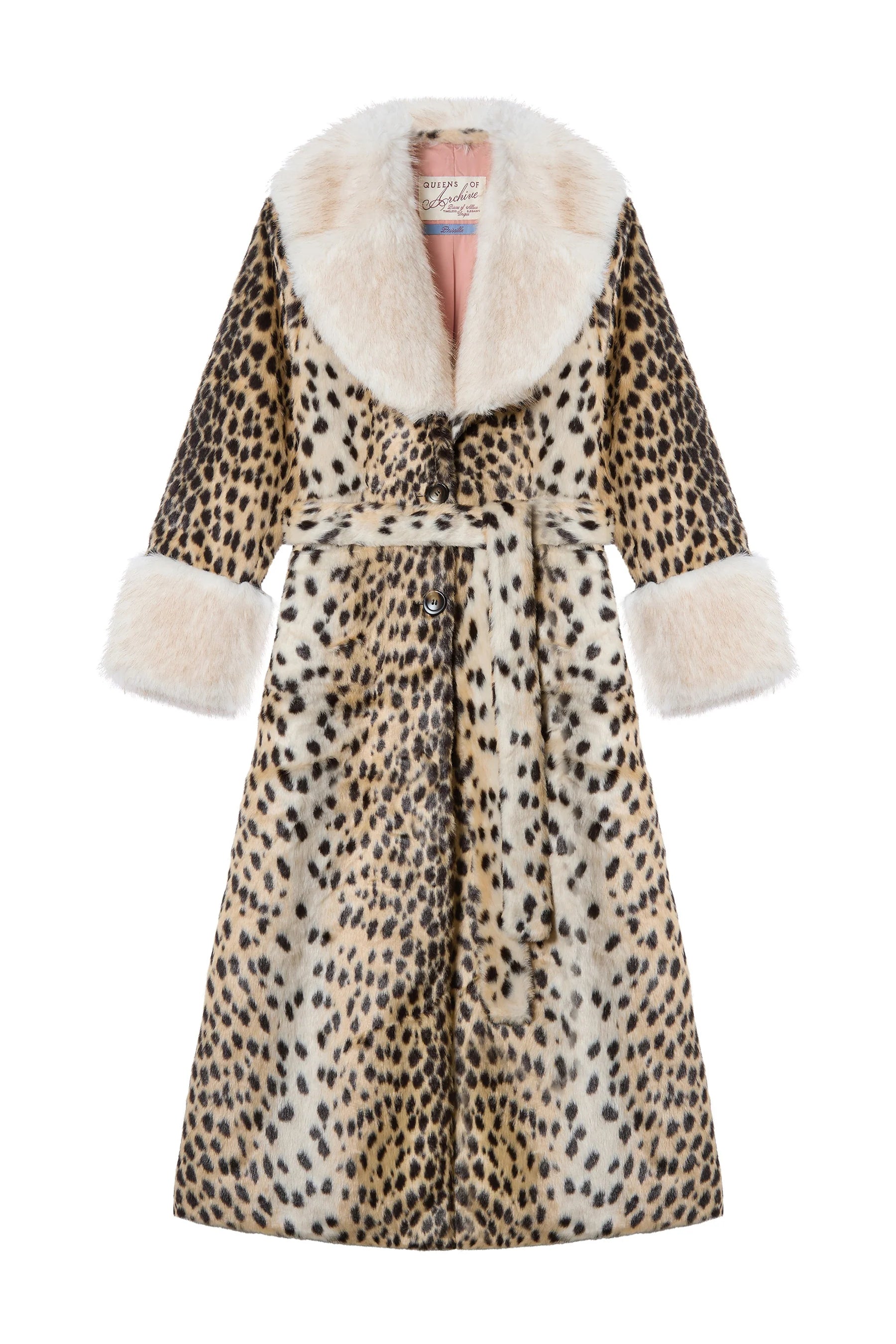 Queens of Archive Priscilla Coat - Animal Print