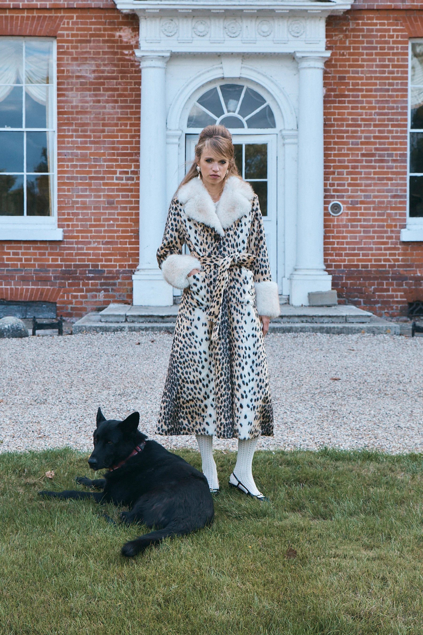 Queens of Archive Priscilla Coat - Animal Print