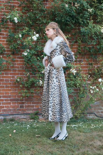Queens of Archive Priscilla Coat - Animal Print