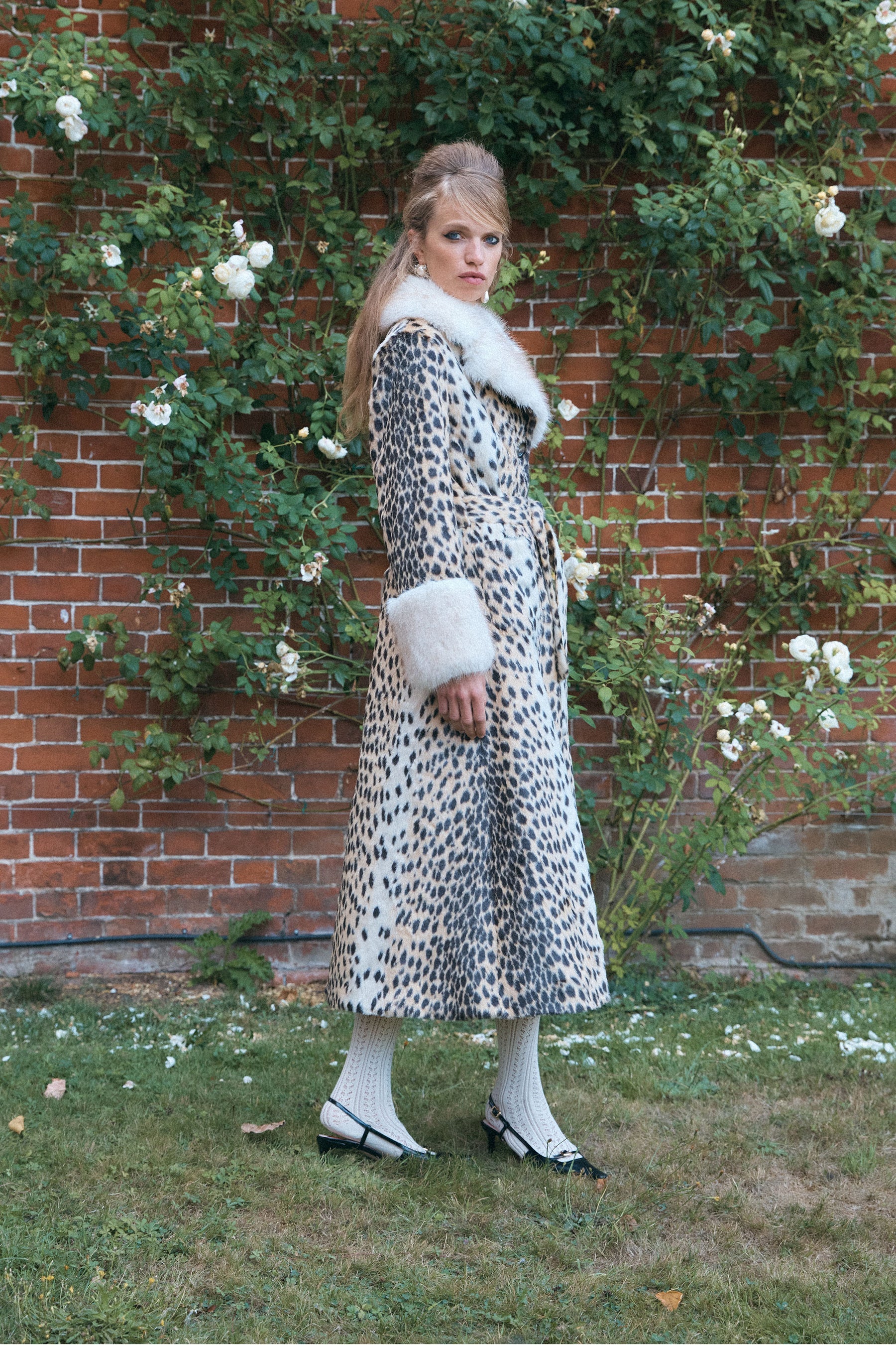 Queens of Archive Priscilla Coat - Animal Print